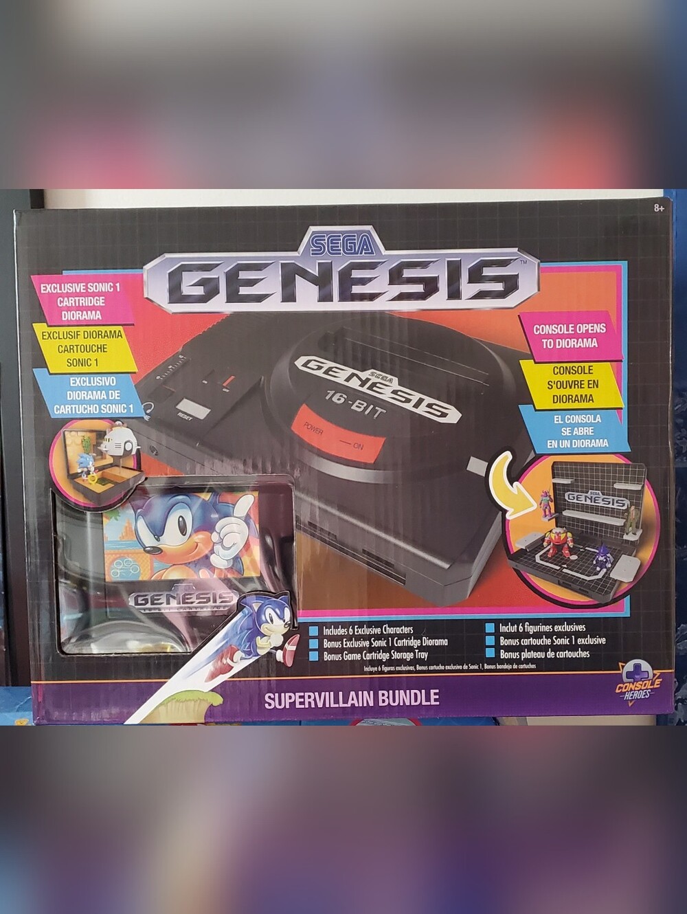 Sega Genesis Sonic Supervillain Bundle Diorama